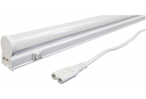 LED T5 Integrierte Leuchtstoffröhre 6W 300mm WW 3000K mit Netzkabell