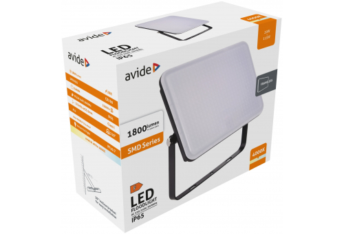 LED Flutlichter Slim SMD Rahmen nélküli 20W NW 4000K