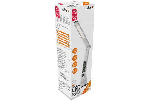 LED Tischleuchte Business Lederähnliche Claude Kalender Weiß 5W