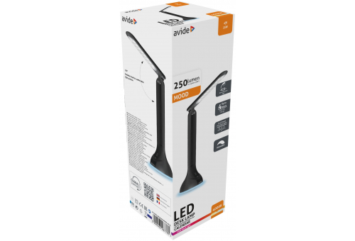 LED Tischleuchte RGB Stimmungsbeleuchtung Schwarz 4W