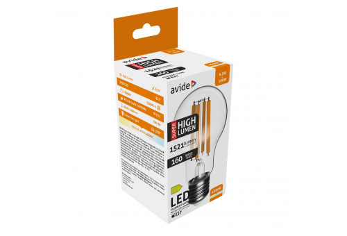 LED Filament Globe 9.5W E27 A60 NW Super High Lumen