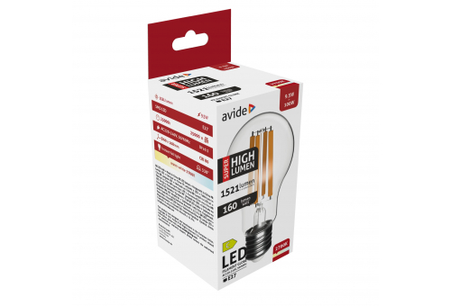 LED Filament Globe 9.5W E27 A60 WW 2700K Super High Lumen