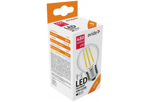LED Filament Mini Birnenform 4W E27 NW 4000K