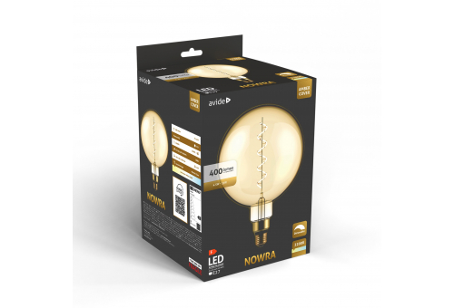 Bec LED Jumbo Filament Nowra Amber 4.5W E27 2200K dimabil