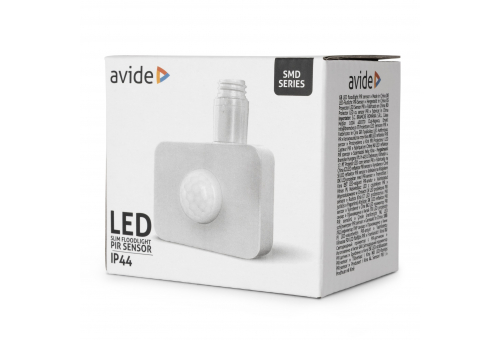 Avide LED Reflektor PIR Szenzor Fehér