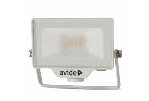 Avide LED Flood Light SMD 10W NW 4000K Opt.PIR White
