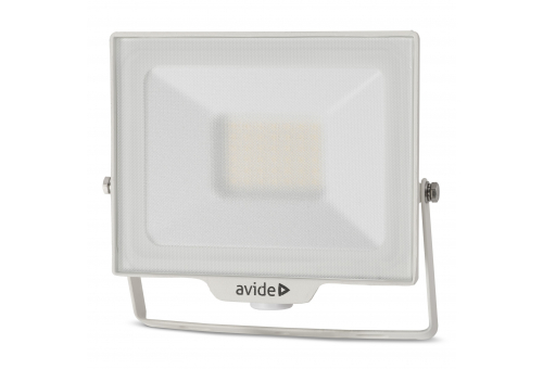 Avide LED Flood Light SMD 30W NW 4000K Opt.PIR White