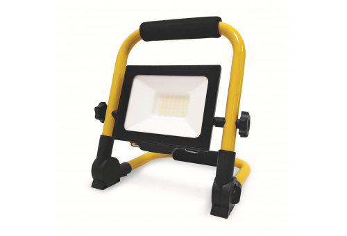 Avide LED Flood Light Slim SMD 30W with Stand 1.5m CW 6400K