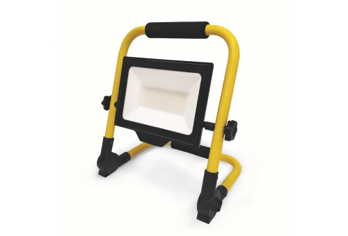 Avide LED Flood Light Slim SMD 50W with Stand 1.5m CW 6400K