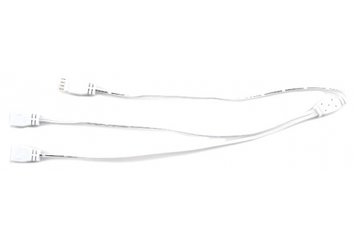 Cablu conector 2-căi bandă LED 12V RGB 3/pungă