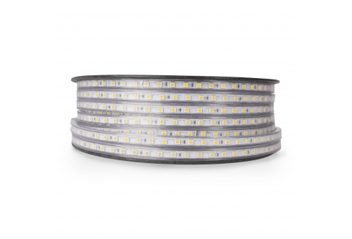 LED Streifen 220V 14.4W 3000K IP67 50m