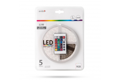 LED Streifen Blister 12V 7.2W SMD5050 30LED RGB IP65 5m