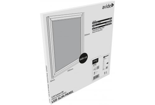 LED Paneel 60x60cm 36W NW 4000K 120lm/W UGR+IP44 Industrial Range