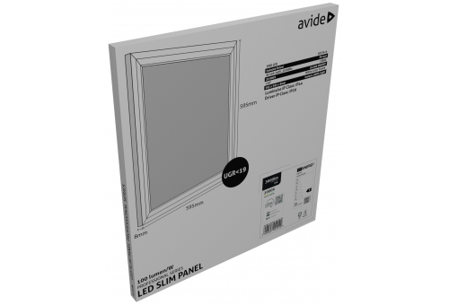 LED Paneel 60x60cm 36W WW 3000K 100lm/W UGR+IP44 Professional Range