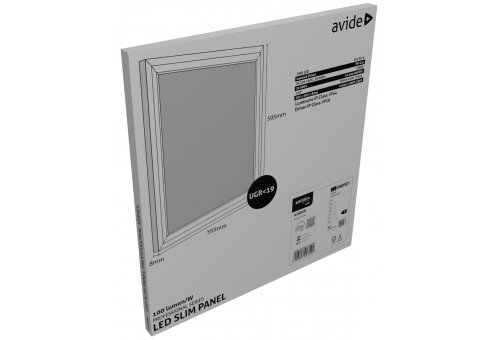 LED Paneel 60x60cm 40W NW 4000K 100lm/W UGR+IP44 Professional Range