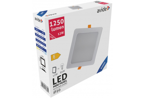 LED Einbaubare Rechteckige Deckenleuchte Plastik 12W CW 6400K