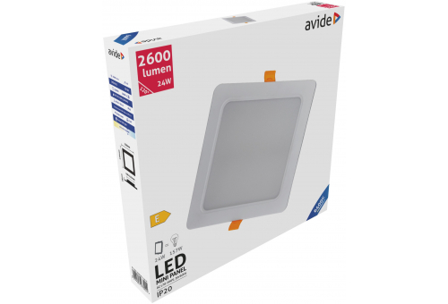LED Einbaubare Rechteckige Deckenleuchte Plastik 24W CW 6400K