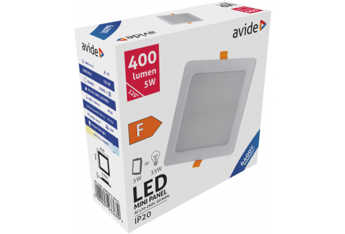 LED Einbaubare Rechteckige Deckenleuchte Plastik 5W CW 6400K
