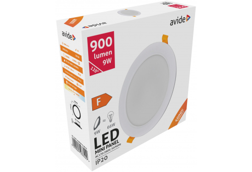 LED Einbaubar Rund Deckenleuchte Plastik 9W NW 4000K