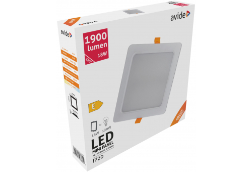 LED Einbaubare Rechteckige Deckenleuchte Plastik 18W NW 4000K