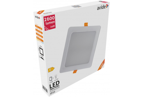 LED Einbaubare Rechteckige Deckenleuchte Plastik 24W NW 4000K