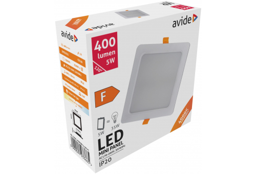 LED Einbaubare Rechteckige Deckenleuchte Plastik 5W NW 4000K