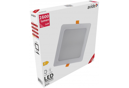 LED Einbaubare Rechteckige Deckenleuchte Plastik 24W WW 3000K