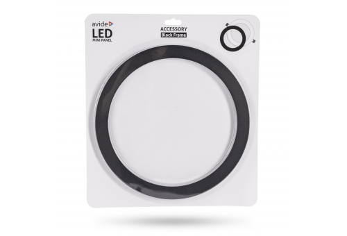 Zusätzlicher Ring schwarz rund für ACRP**-R-24W-ALU-ERB