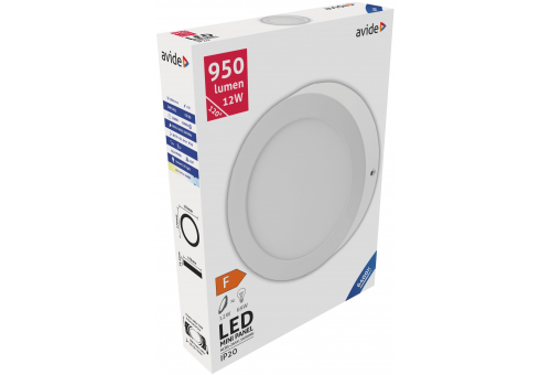 LED Deckenleuchte wandmontierbar Alu 12W CW 6400K