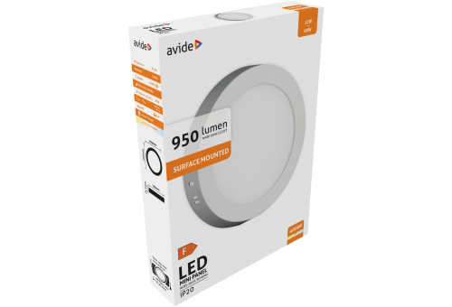 LED Deckenleuchte wandmontierbar Alu 12W NW 4000K