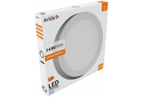 LED Deckenleuchte wandmontierbar Alu 18W NW 4000K