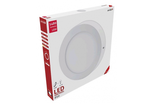 LED Deckenleuchte wandmontierbar Alu 18W WW 3000K