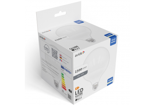 Avide Value LED G120 SMD Globe Opal E27 23W CW 6400K