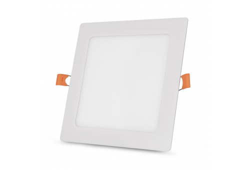 Avide LED Ceiling Lamp Recessed Panel Square ALU 12W CCT IP44/IP44