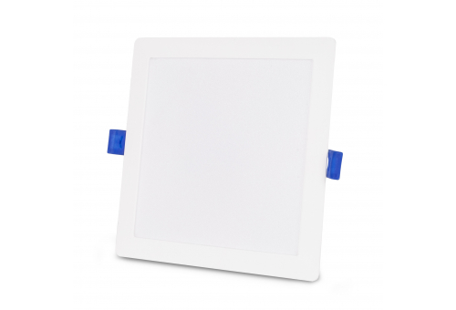 LED Ceiling Lamp Recessed Panel Square Plastic 12W NW