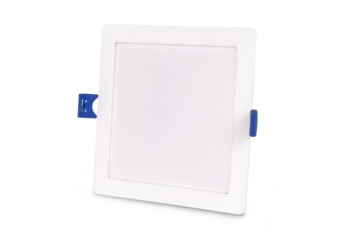 LED Ceiling Lamp Recessed Panel Square Plastic 9W NW