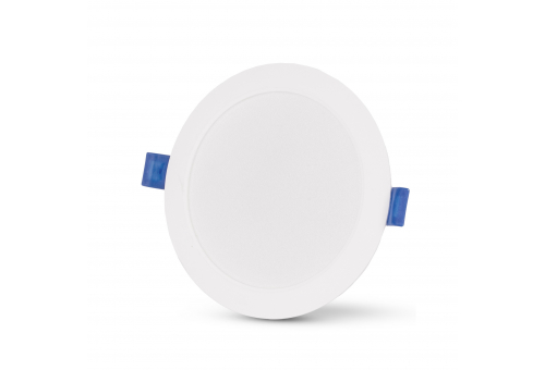 Avide LED Ceiling Lamp Recessed Panel Round Plastic 9W WW 3000K