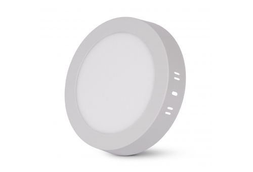 Avide LED Ceiling Lamp Surface Mounted Panel Round ALU 12W CCT IP44/IP20