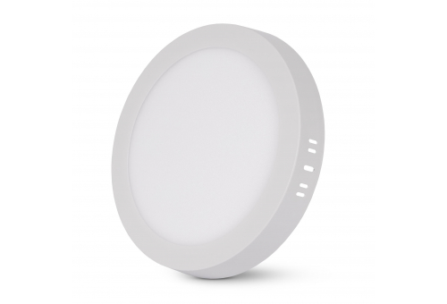 Avide LED Ceiling Lamp Surface Mounted Panel Round ALU 18W CCT IP44/IP20