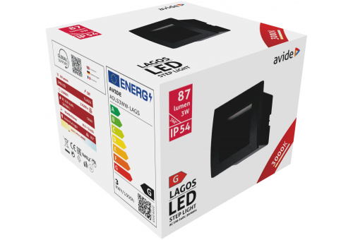 Außen-Treppenleuchte Einbaubar Lagos LED 3W WW IP54 9cm