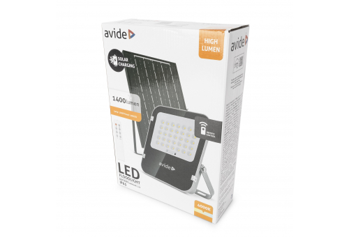 LED Solar Flutlicht NW 4000K, 100W, teilbares Solarpanel 10W/5V, auswechselbarer 10000mAH 3,2V LiFePO4 Akku, IP65, mit Fernbedienung