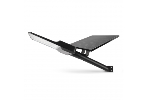 LED Solar Straßenlaterne NW 4000K, 50W, Solarpanel 30W/5V, 30000mAH 3,2V LiFePO4 Akku, IP65, mit Fernbedienung