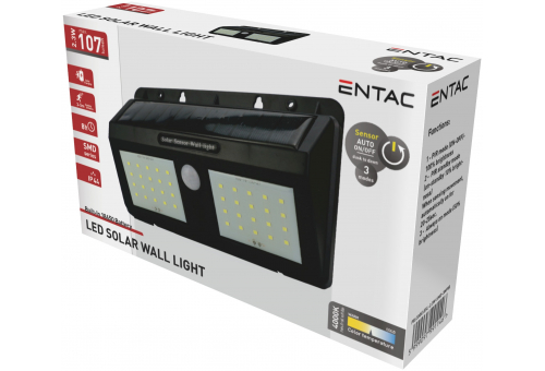 Solar Plastic Lamp 2.3W SMD 3 modes PIR