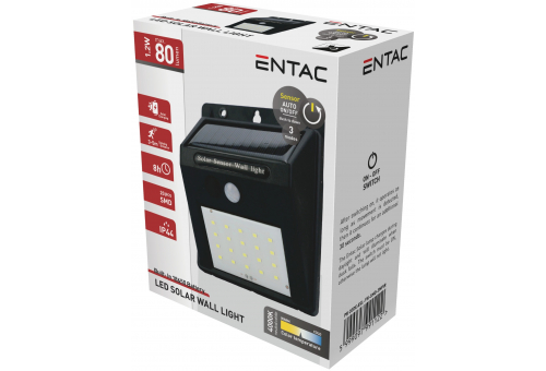 Solar Plastic Lamp 1.2W SMD 3 modes PIR