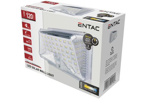 Solar Plastic Lamp 1.5W SMD 3 modes PIR