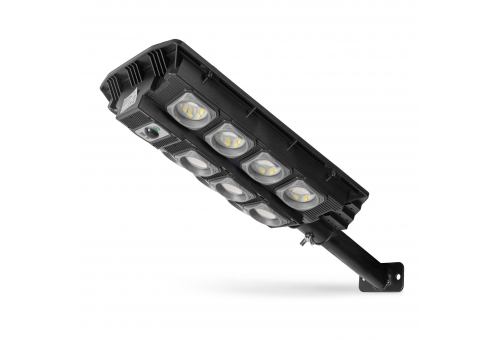 LED-Solar-Straßenlaterne mit Fernbedienung, Bewegungssensor und automatischer Dimmfunktion, 1000 lm