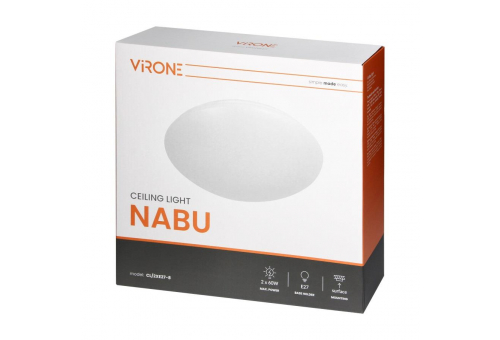 Nabu Ceiling Lamp 2xE27 2x60W IP202xE27